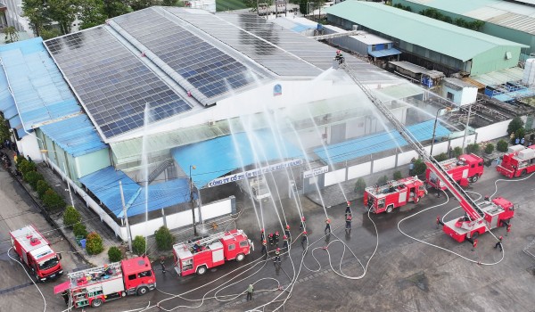 An Giang diễn tập quy mô lớn phương án chữa cháy và cứu nạn, cứu hộ